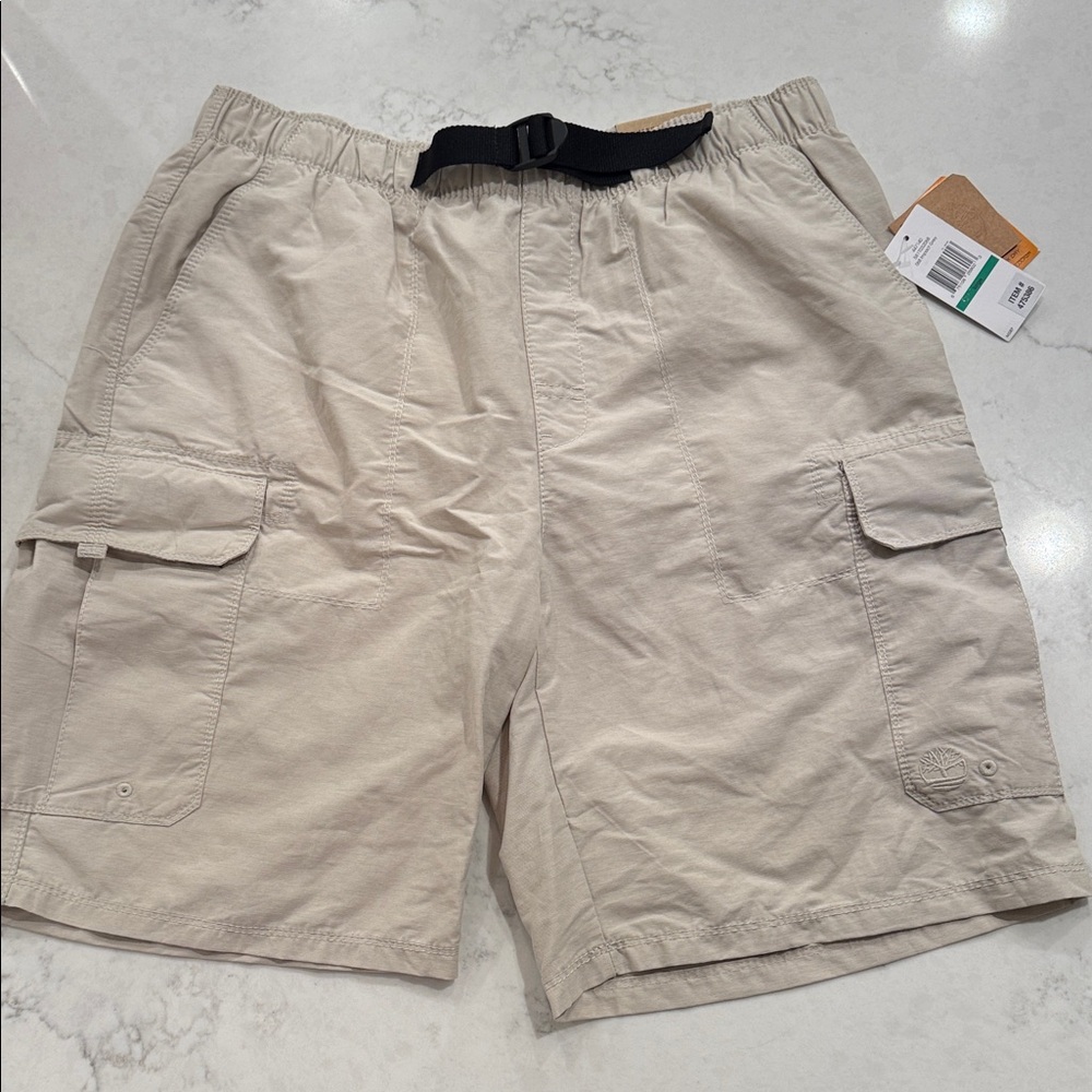 Timberland Light Tan Cargo Shorts
